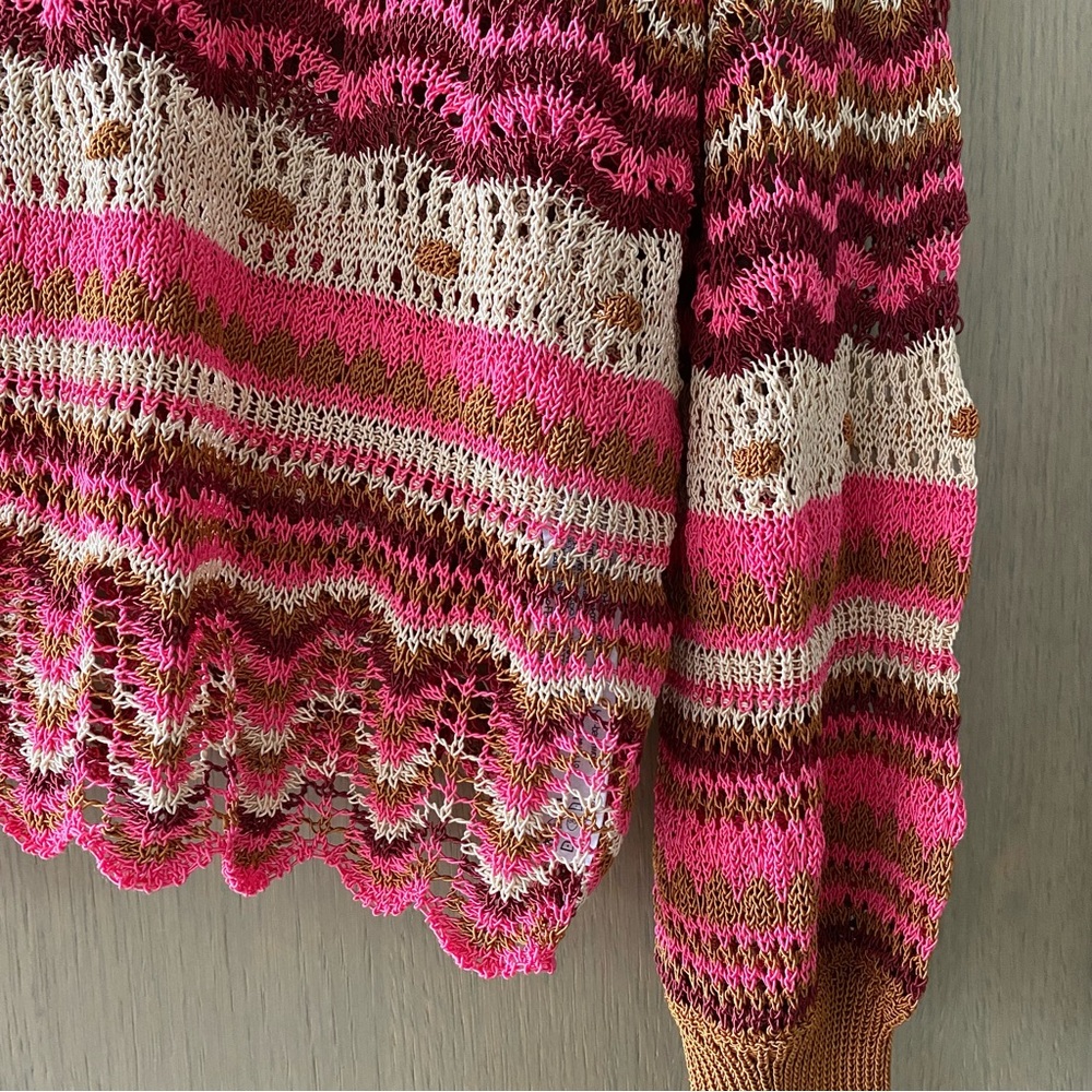 Zara crochet knit sweater - Picture 3 of 8